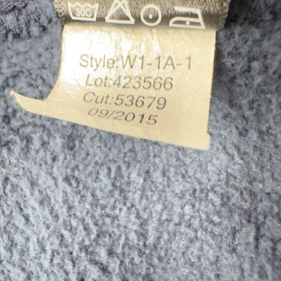 American Giant Hoodie Womens Medium Blue Long Sleeve Zip Up Sweatshirt Adult - Picture 9 of 16